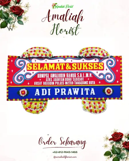 Papan Bunga Ucapan Selamat Cadasmekar
